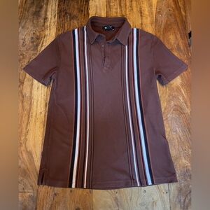 Solid Embroidered Logo Moisture-Wicking Luxe Pique Polo Men